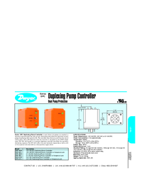 Thumbnail of document Data Sheet - DPC Duplexing pump controller